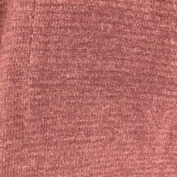 Monk & Lou burgundy acrylic knit cocoon longline cardigan side pockets XS - Picture 12 of 15